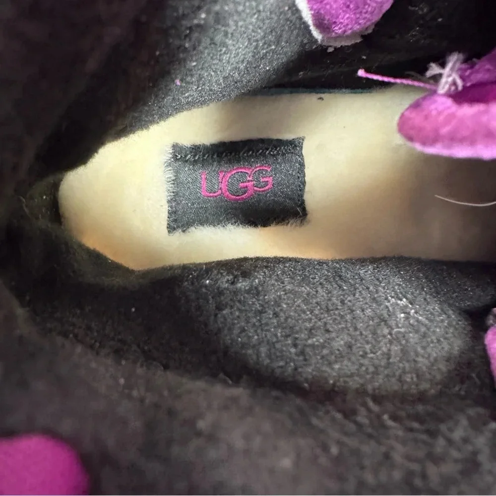 UGG Kids' Turlock Waterproof Snow Boot In Sweet Plum. Sz: 6